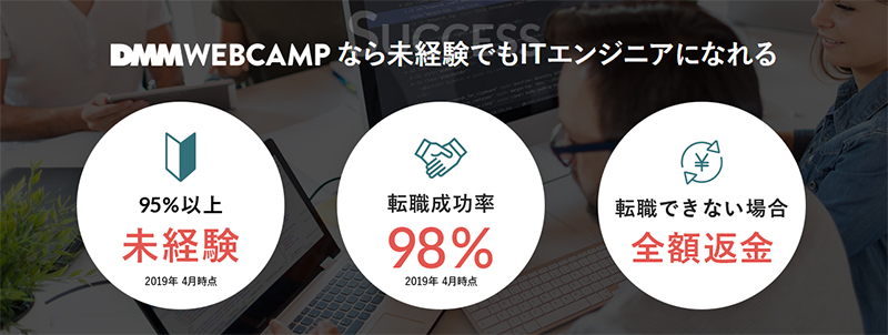 DMM WEBCAMP 転職コース(旧WebCampPro)について